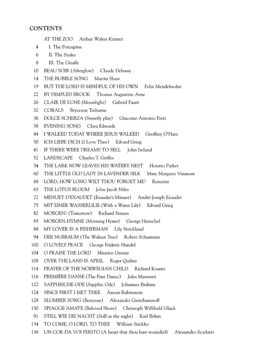 First Book of Mezzo-Soprano Solos – Part III - sample page 2