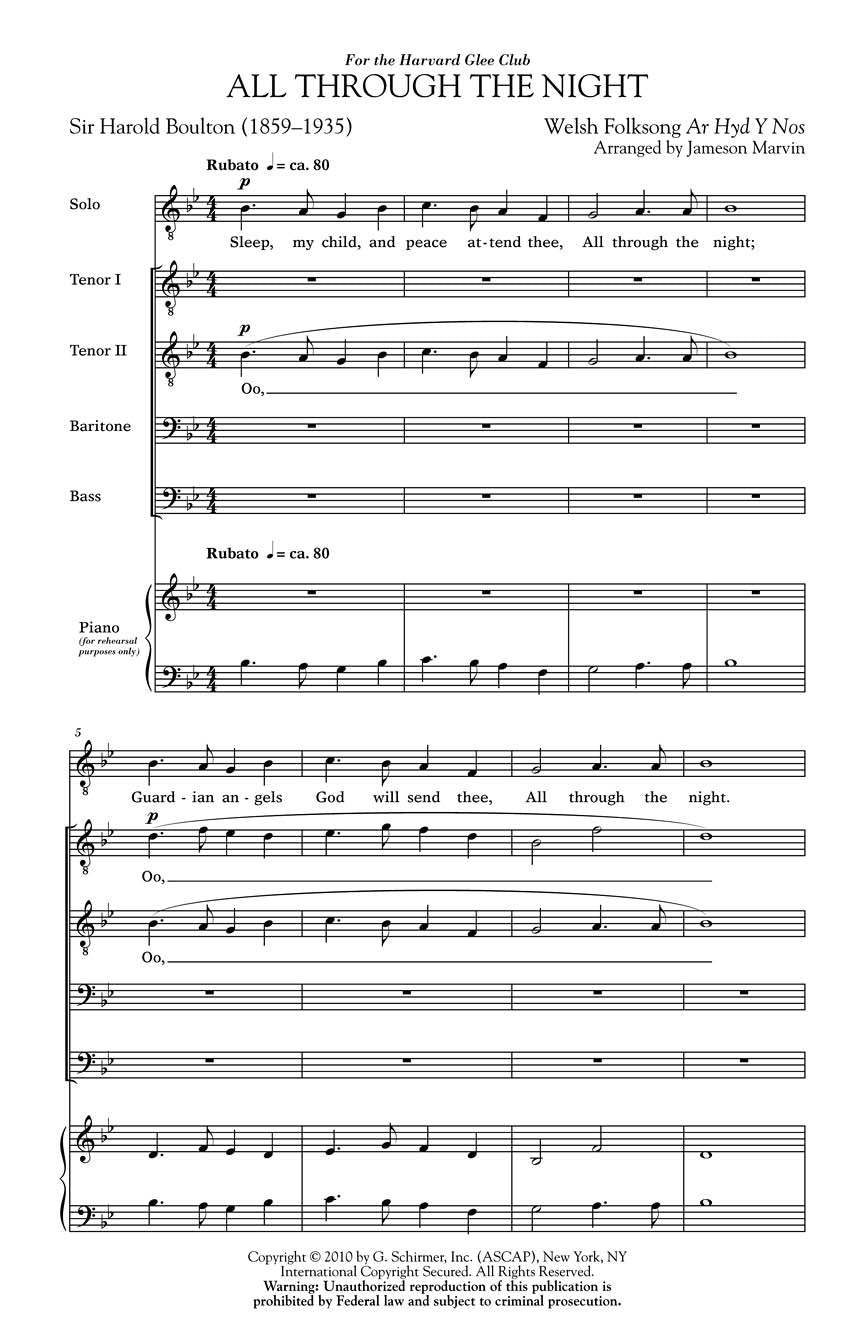 All Through the Night - sample page 1