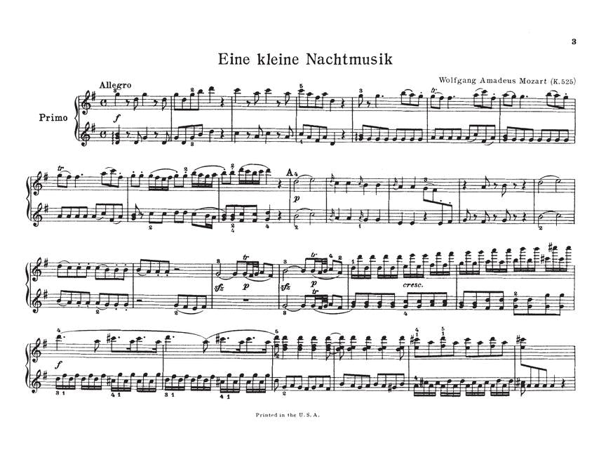 Mozart – Eine kleine Nachtmusik - sample page 4