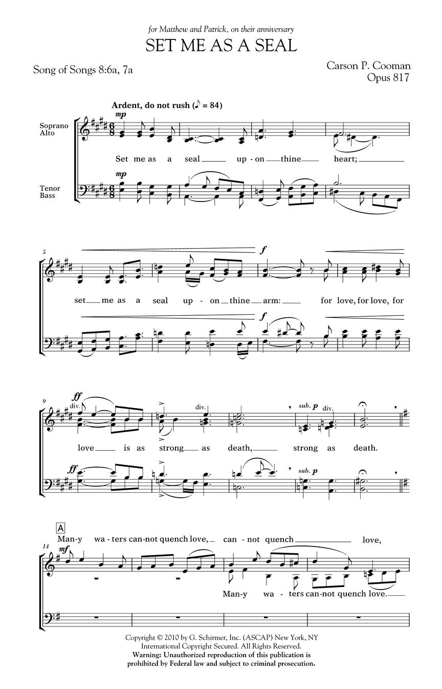 Set Me as a Seal - sample page 1