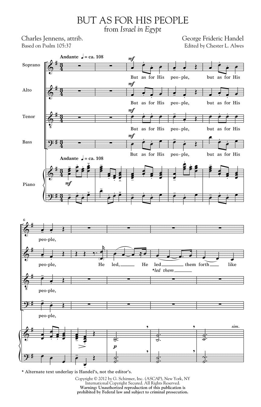 But as for His People - sample page 1