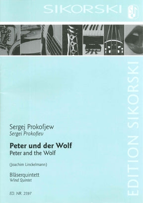 Product Cover for Peter And The Wolf Woodwind Quintet Score/parts Flt, Ob, Cl-a, Hn, Bsn