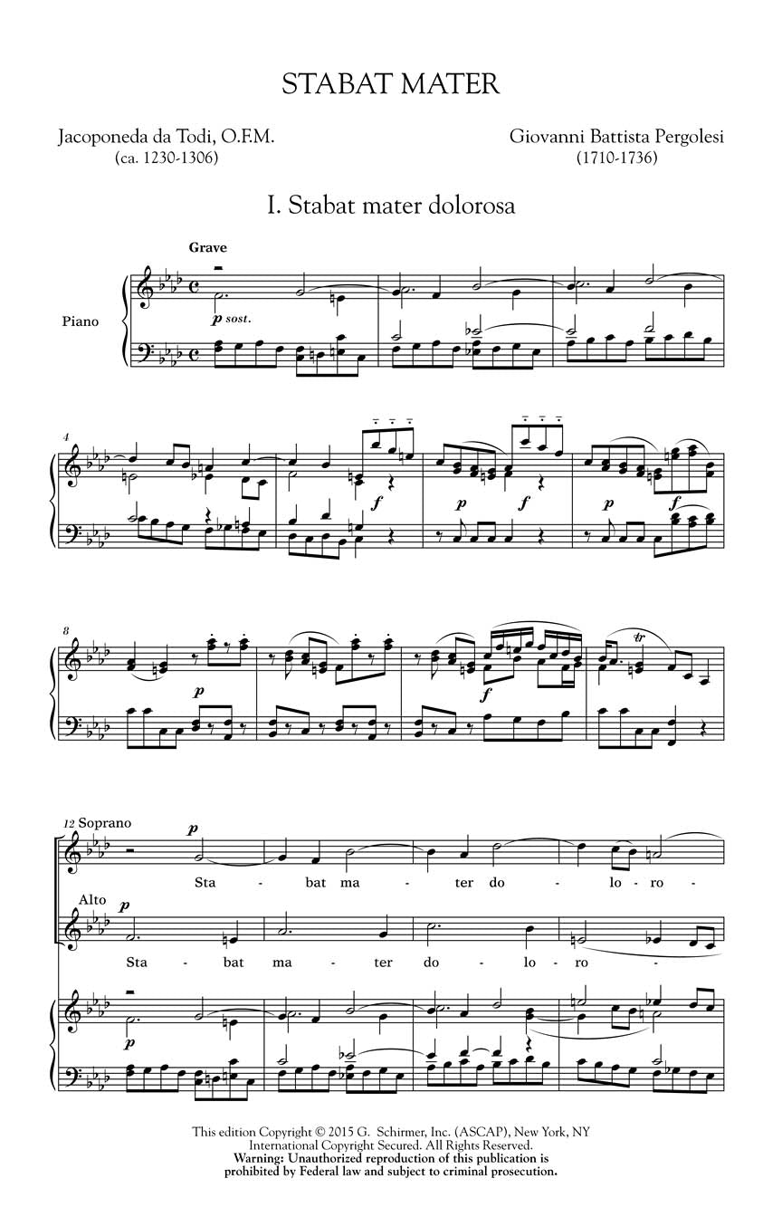 Stabat Mater Dolorosa - sample page 1