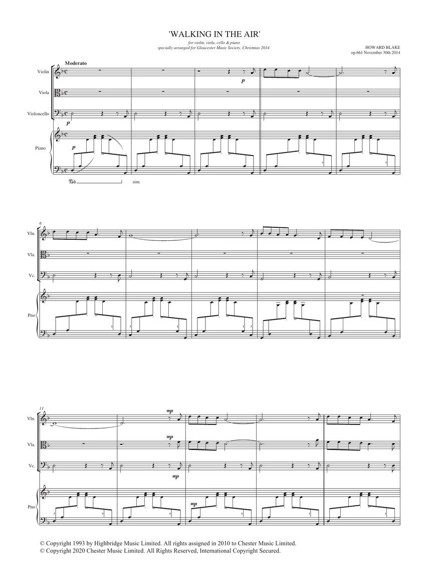 “Walking in the Air” from <i>The Snowman</i> - sample page 2