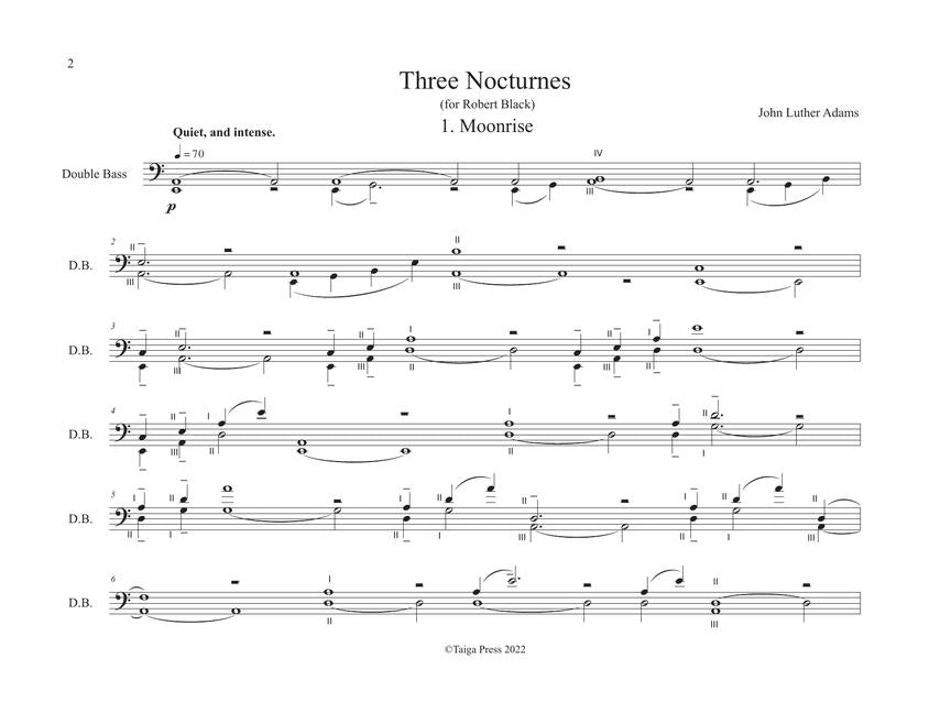 Three Nocturnes - sample page 2