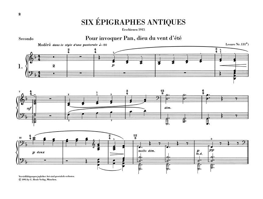 6 Epigraphes Antiques - sample page 1
