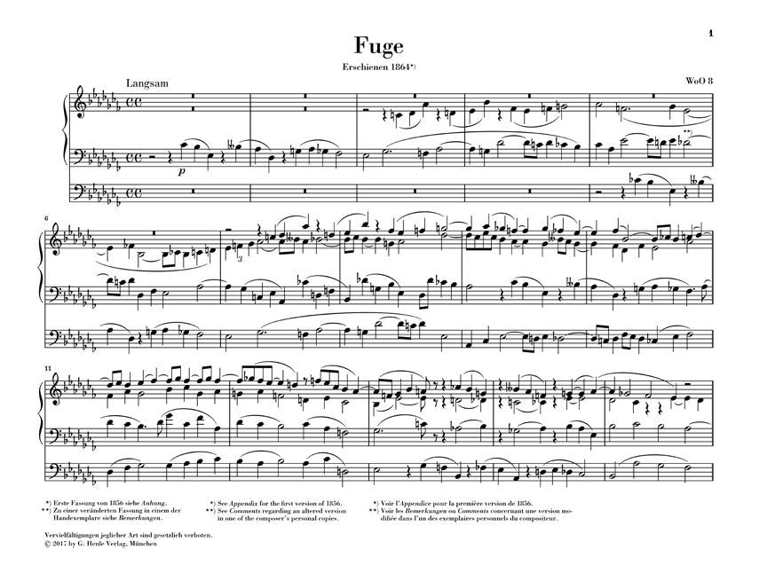 Works for Organ – Revised Edition - sample page 1