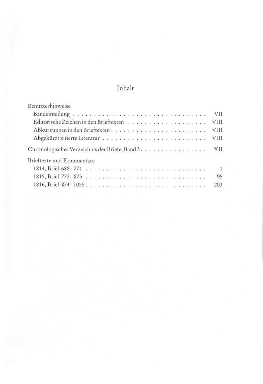 Beethoven Correspondence – Volume 3: 1814-1816 - sample page 1