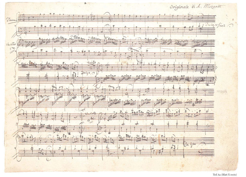 12 Variations on “Ah Vous Dirai-je Maman” (“Twinkle, Twinkle Little Star”) K265 (300e) - sample page 1
