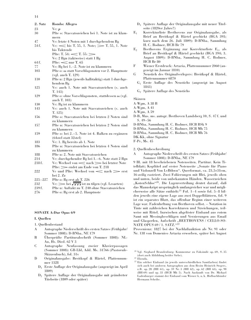 Works for Violoncello and Piano - sample page 1