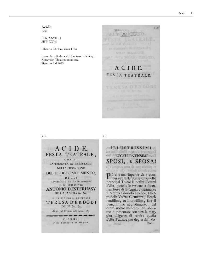 Librettos of Operas in Facsimile - sample page 1