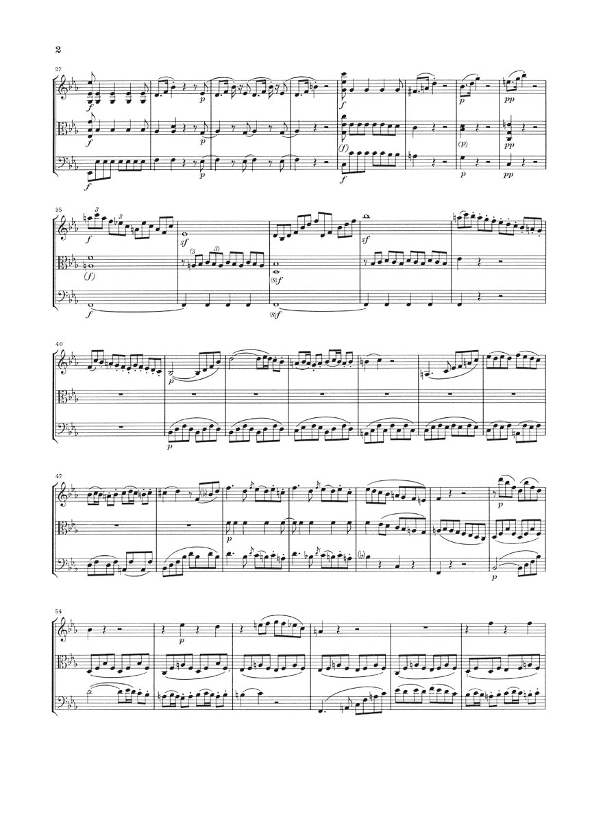 String Trios Op. 3, 8, and 9 and String Duo WoO 32 - sample page 2