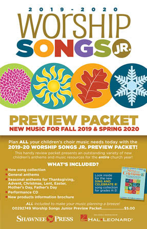 Product Cover for 2019-2020 Worship Songs Junior Preview Packet