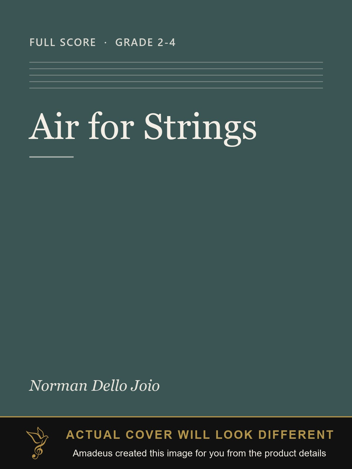 Air for Strings - Amadeus created this image from the product details; the actual cover will look different