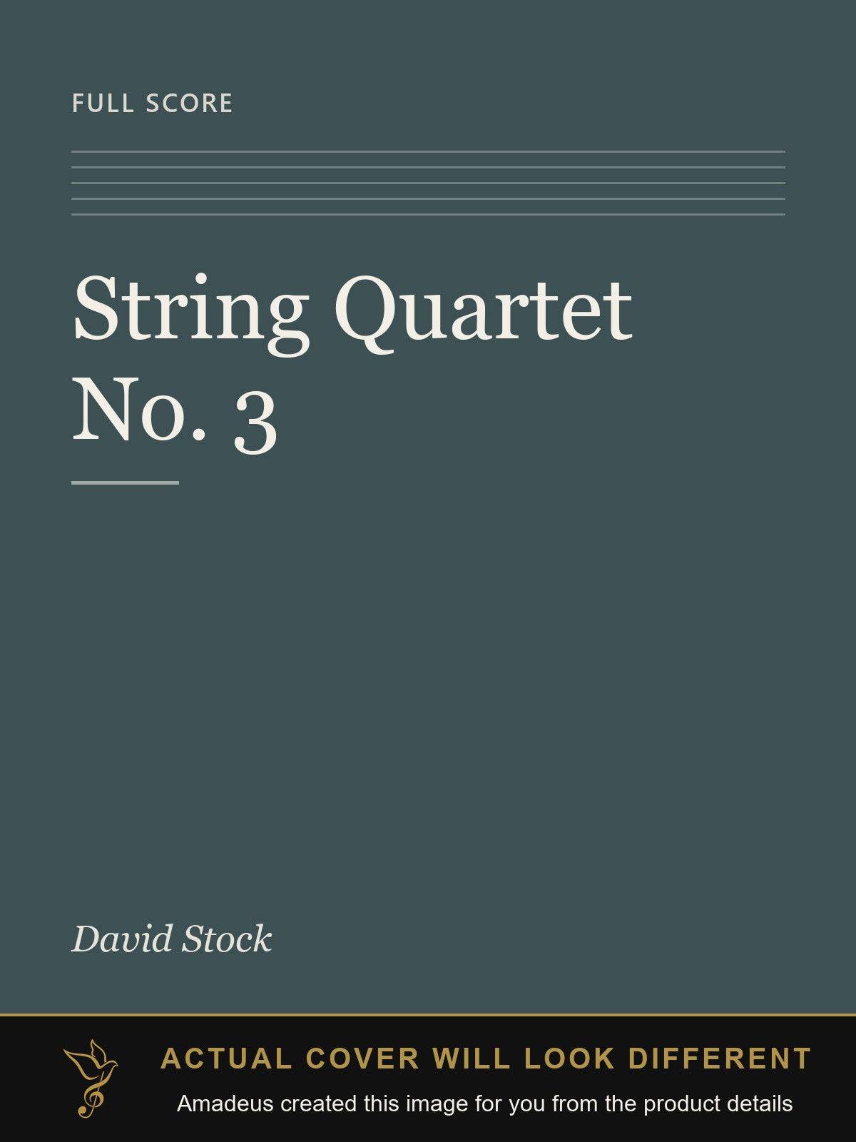 String Quartet No. 3 - Amadeus created this image from the product details; the actual cover will look different