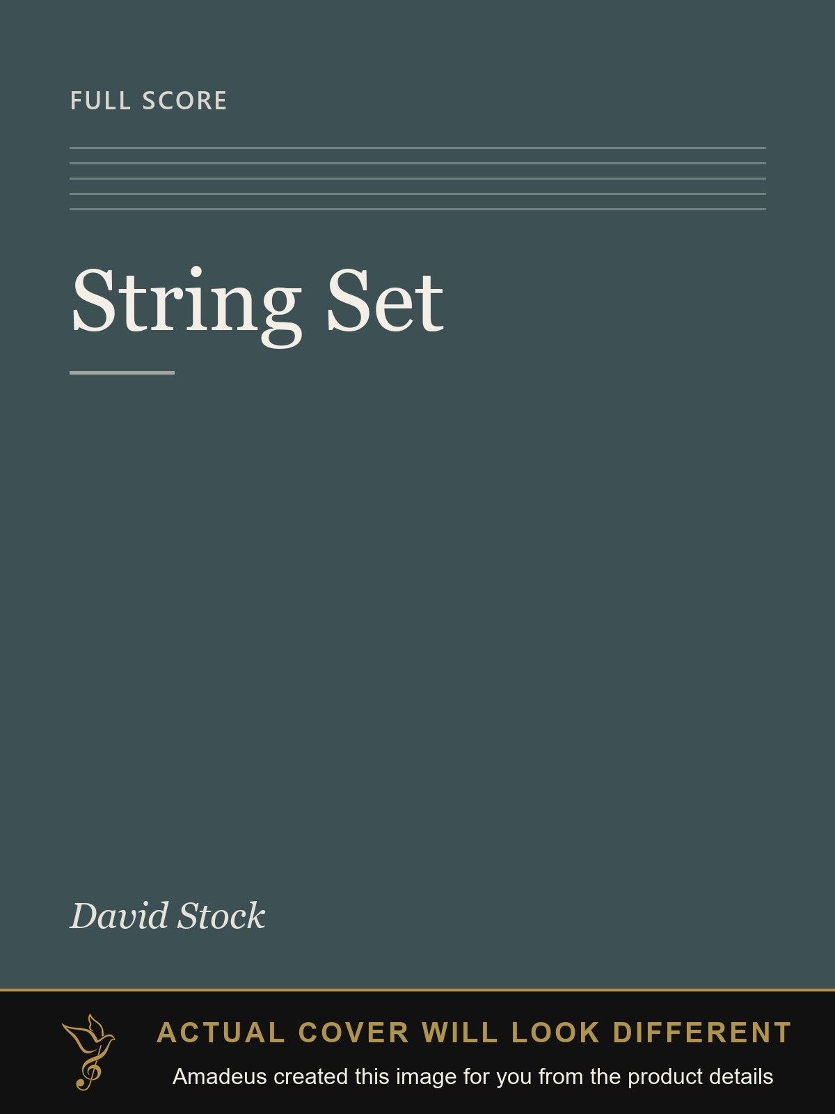 String Set - Amadeus created this image from the product details; the actual cover will look different