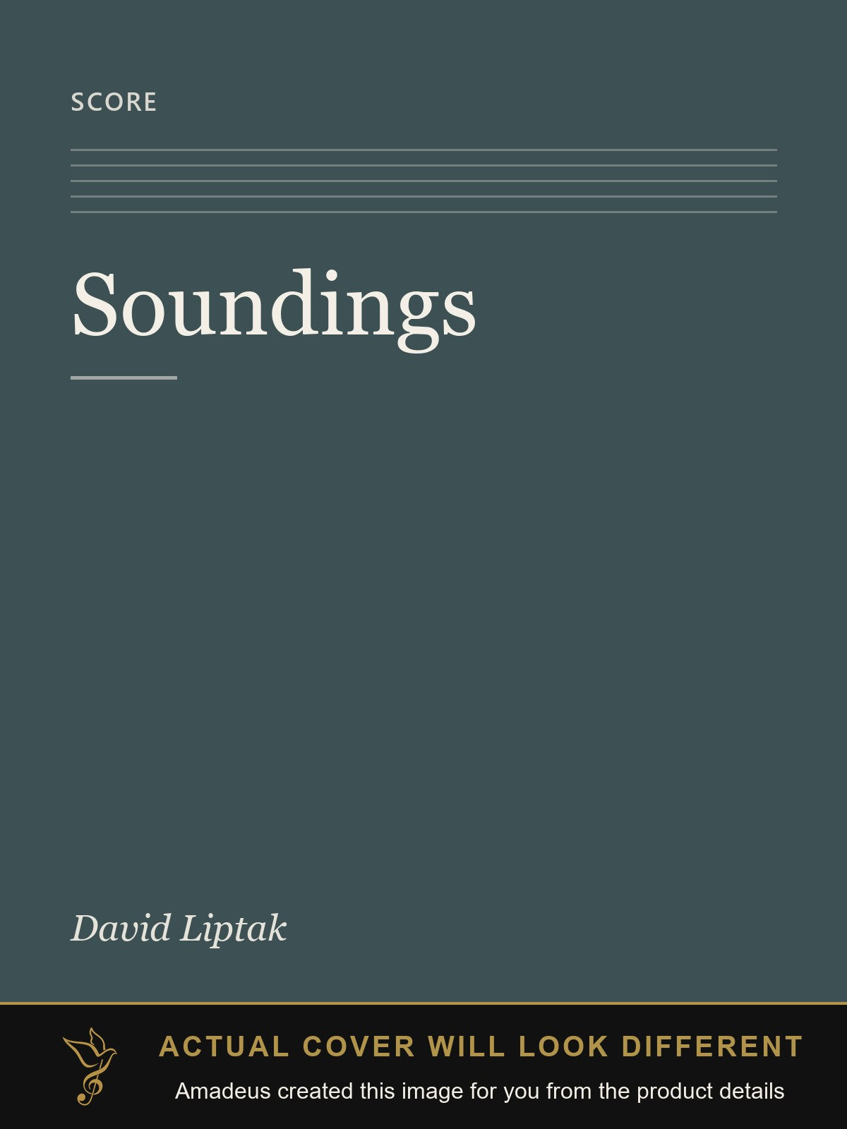 Soundings - Amadeus created this image from the product details; the actual cover will look different