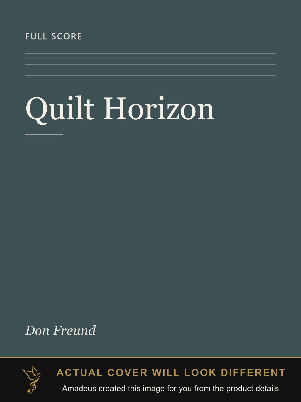 Quilt Horizon - Amadeus created this image from the product details; the actual cover will look different