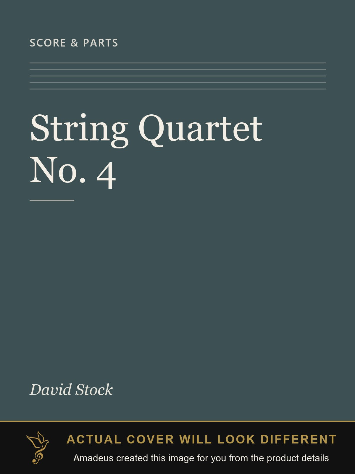 String Quartet No. 4 - Amadeus created this image from the product details; the actual cover will look different