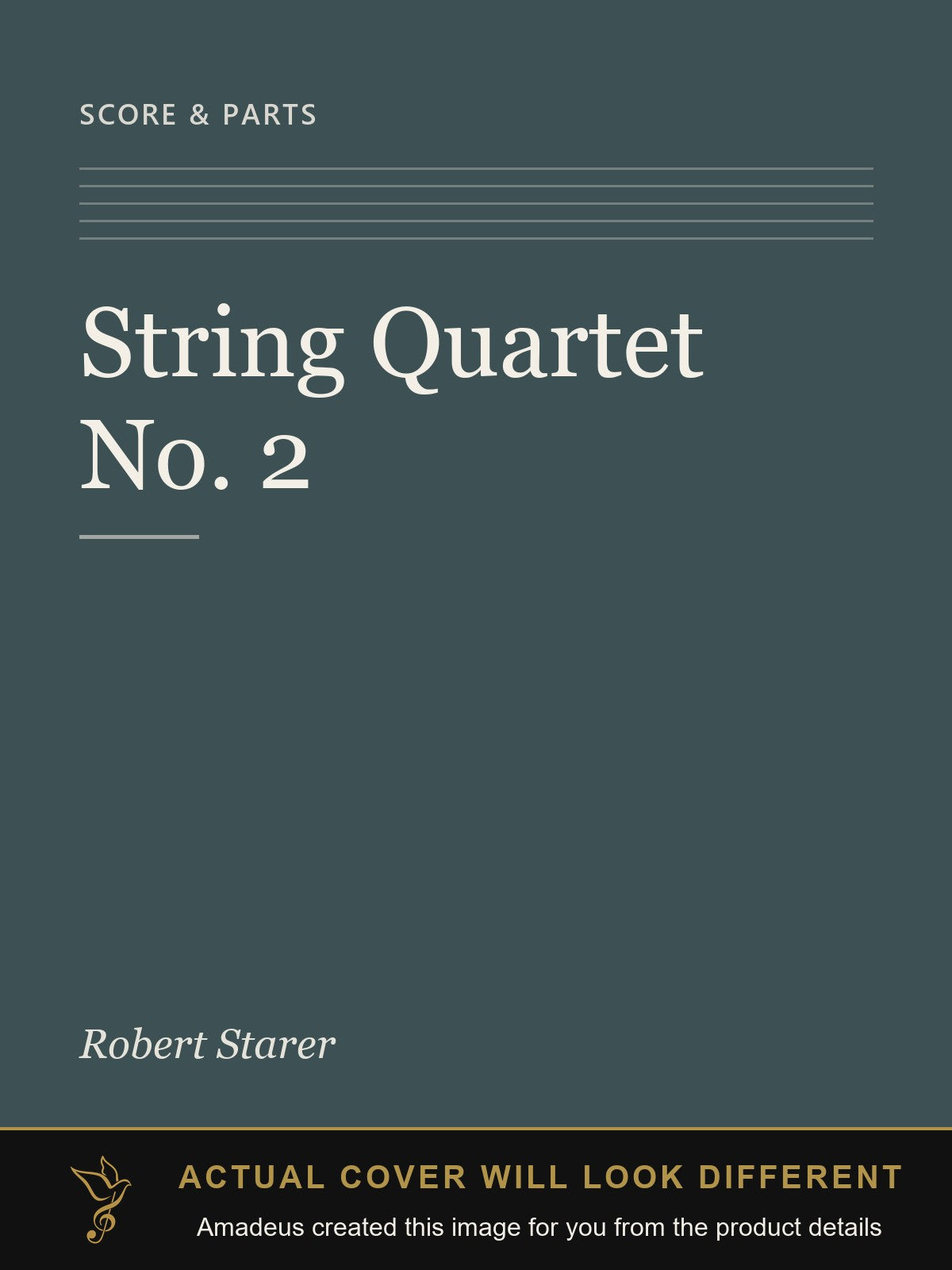 String Quartet No. 2 - Amadeus created this image from the product details; the actual cover will look different