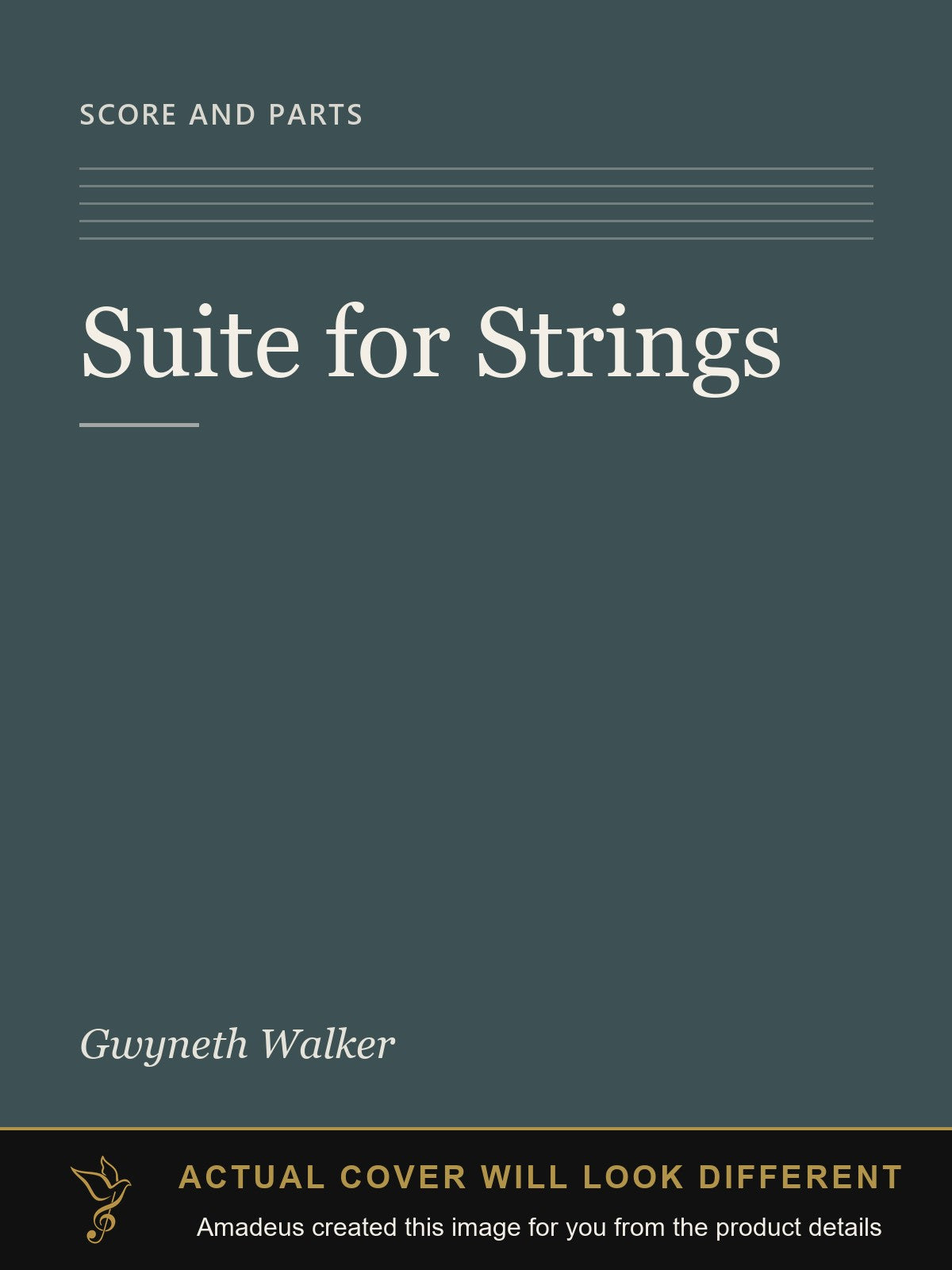 Suite for Strings - Amadeus created this image from the product details; the actual cover will look different