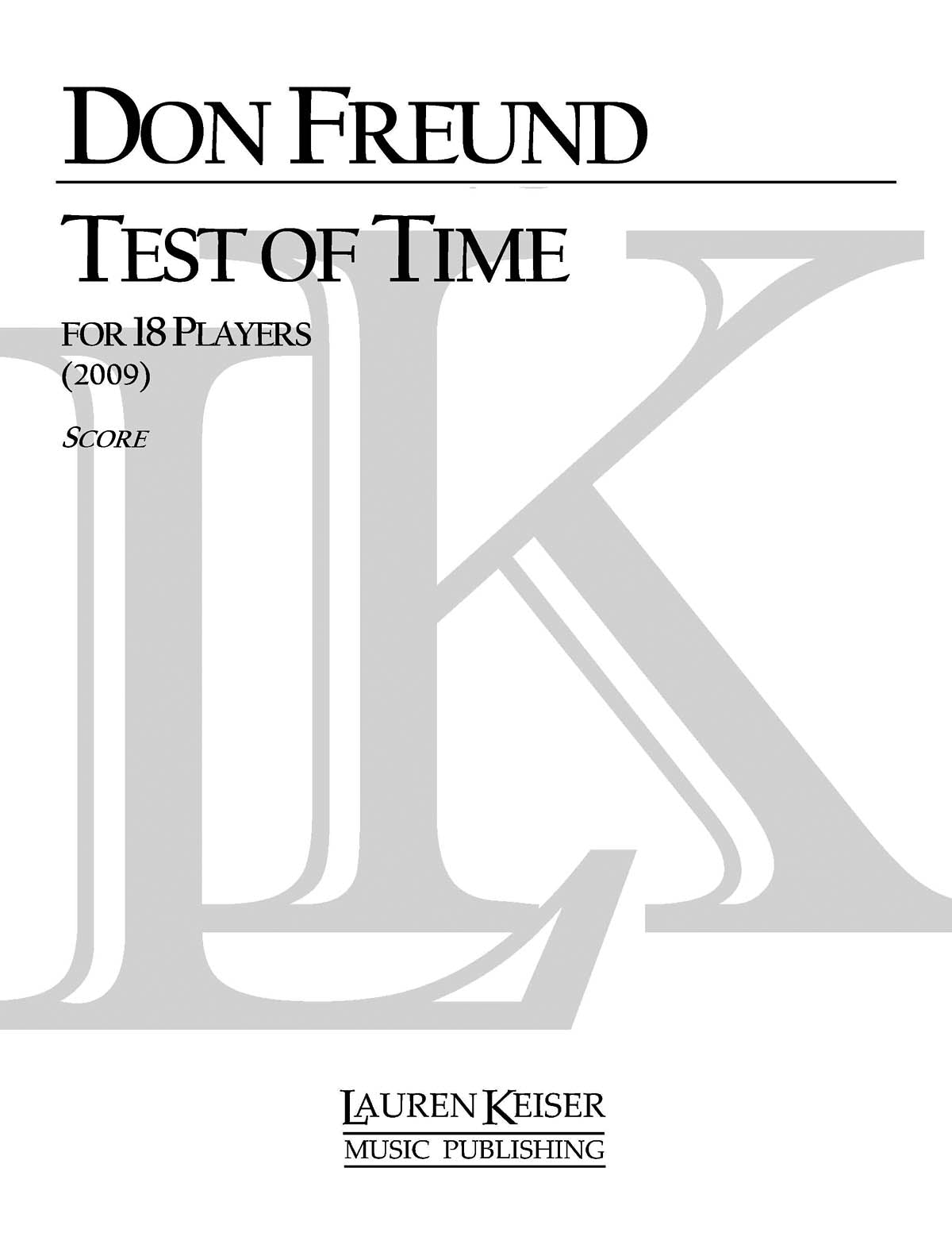 Product Cover for Test of Time