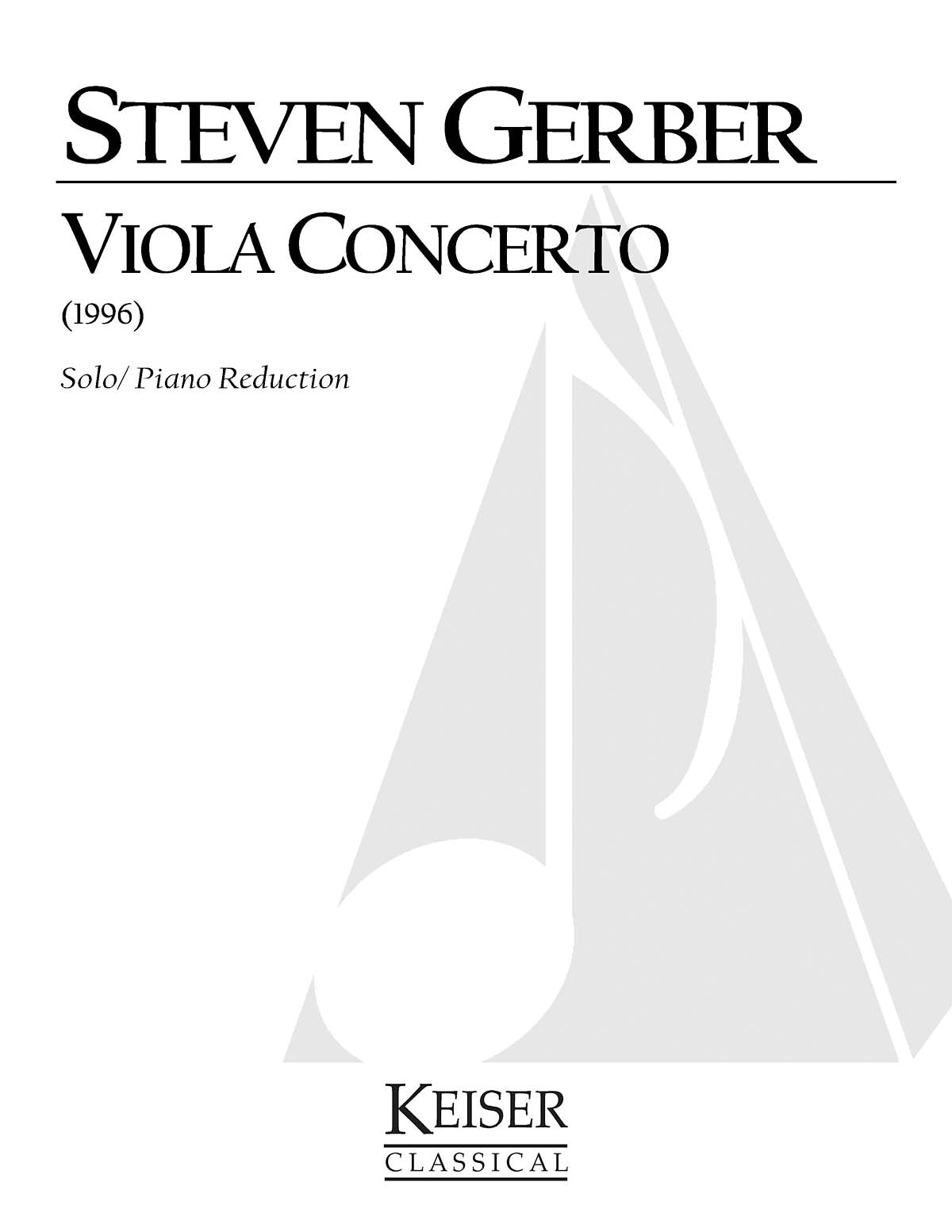 Product Cover for Viola Concerto