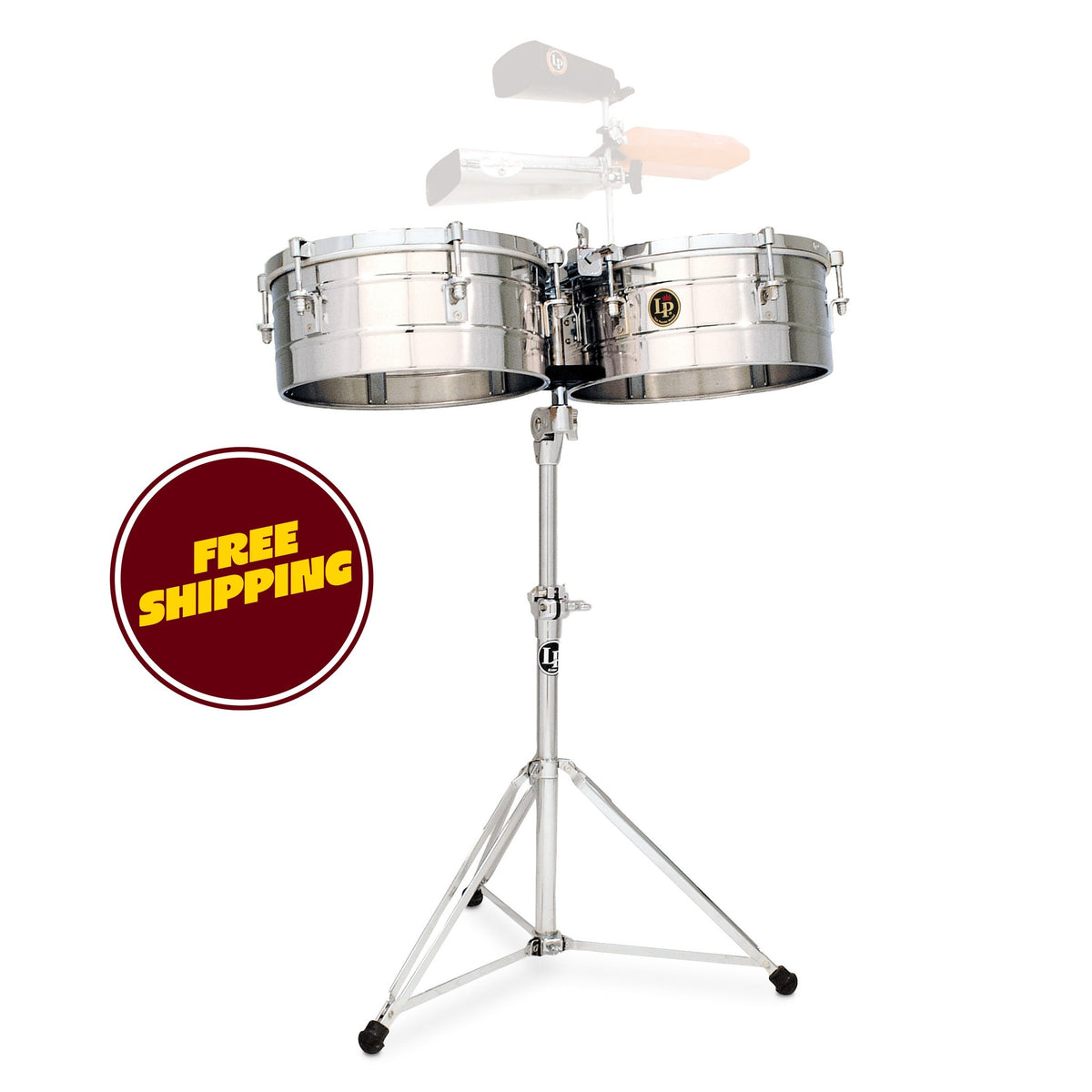 Product Cover for LP LP257-S 14" and 15" Tito Puente Timbales - Stainless Steel