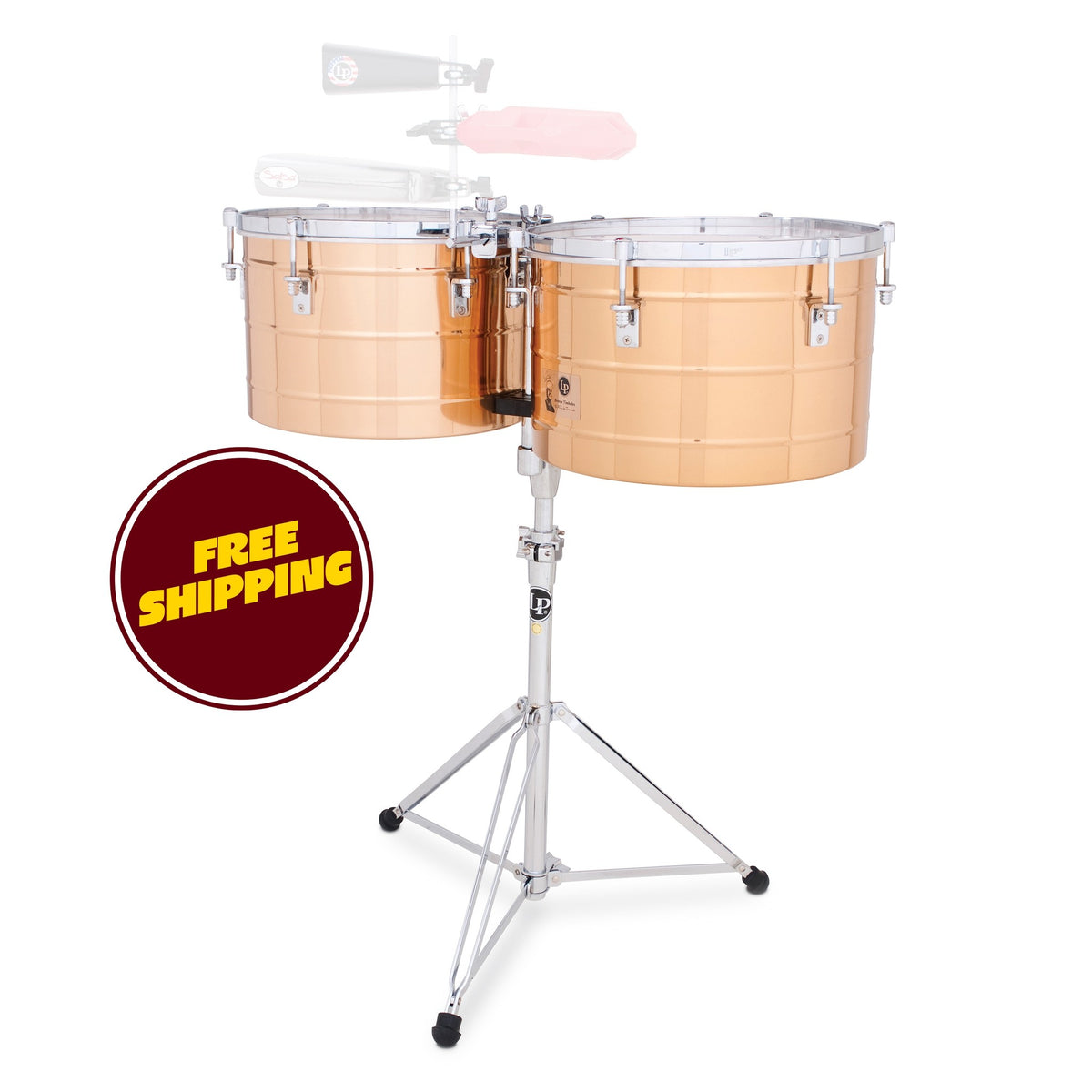 Product Cover for LP LP258-BZ 15" and 16" Tito Puente Thunder Timbales - Bronze