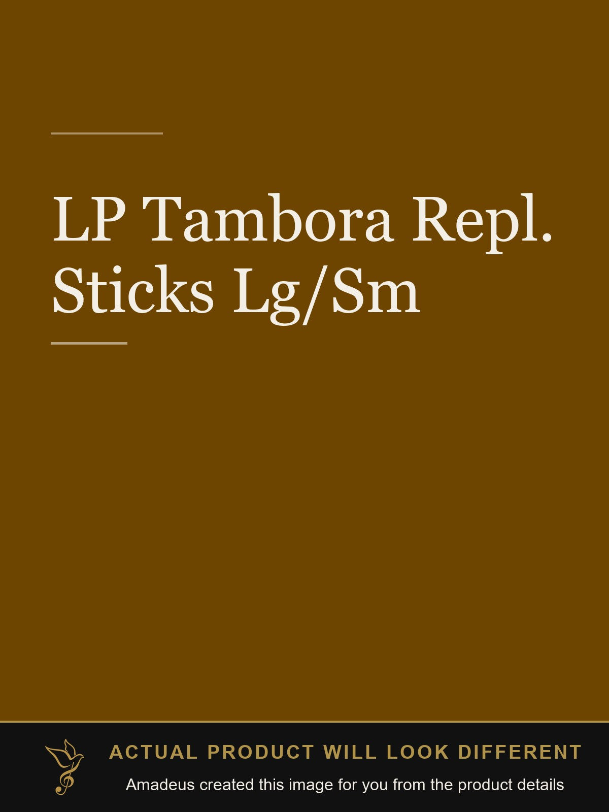 LP Tambora Repl. Sticks Lg/Sm - Amadeus created this image from the product details; the actual product will look different