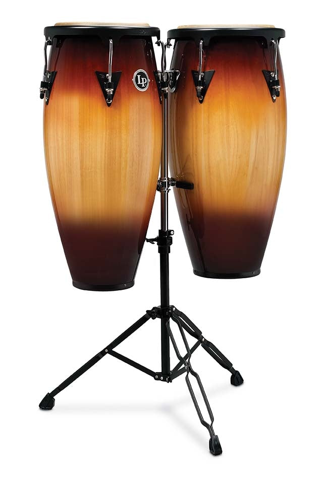 Product Cover for LP Aspire 10-inch and 11-inch Conga Set with Double Stand - Vintage Sunburst