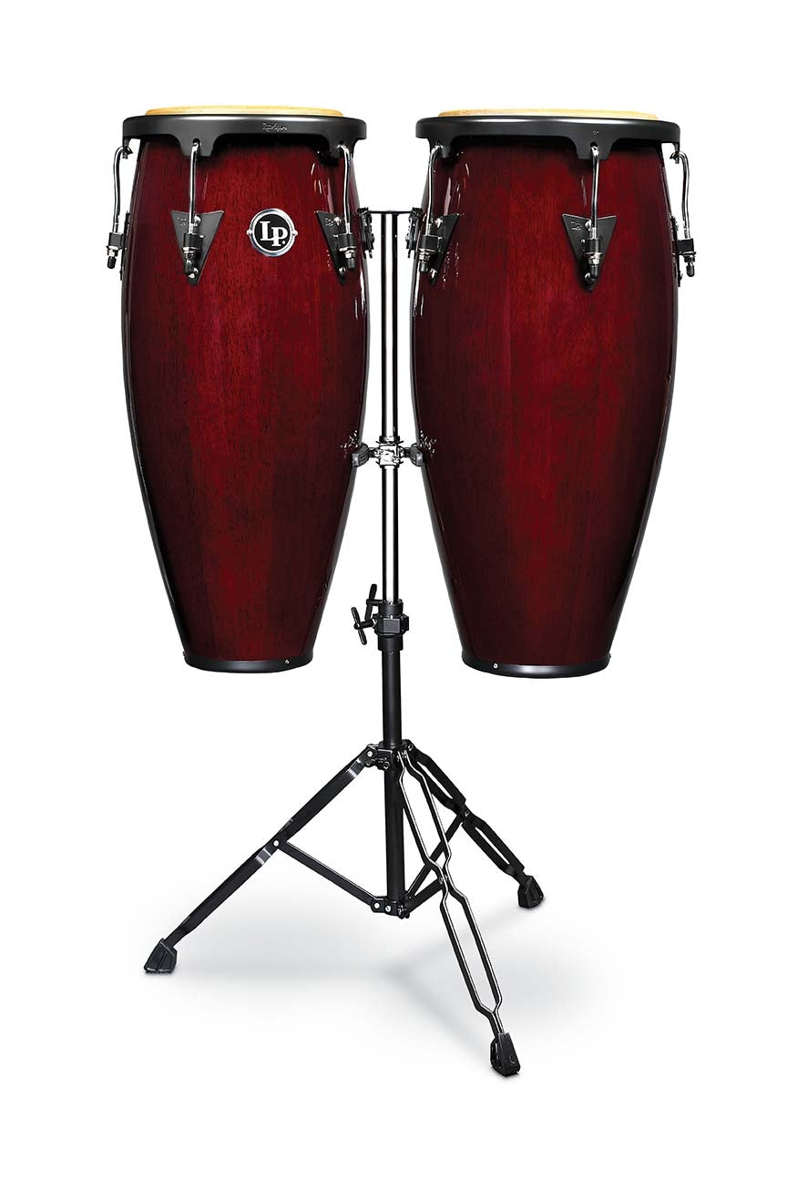 Product Cover for Lp Aspire 10-inch And 11-inch Conga Set With Double Stand - Dark Wood