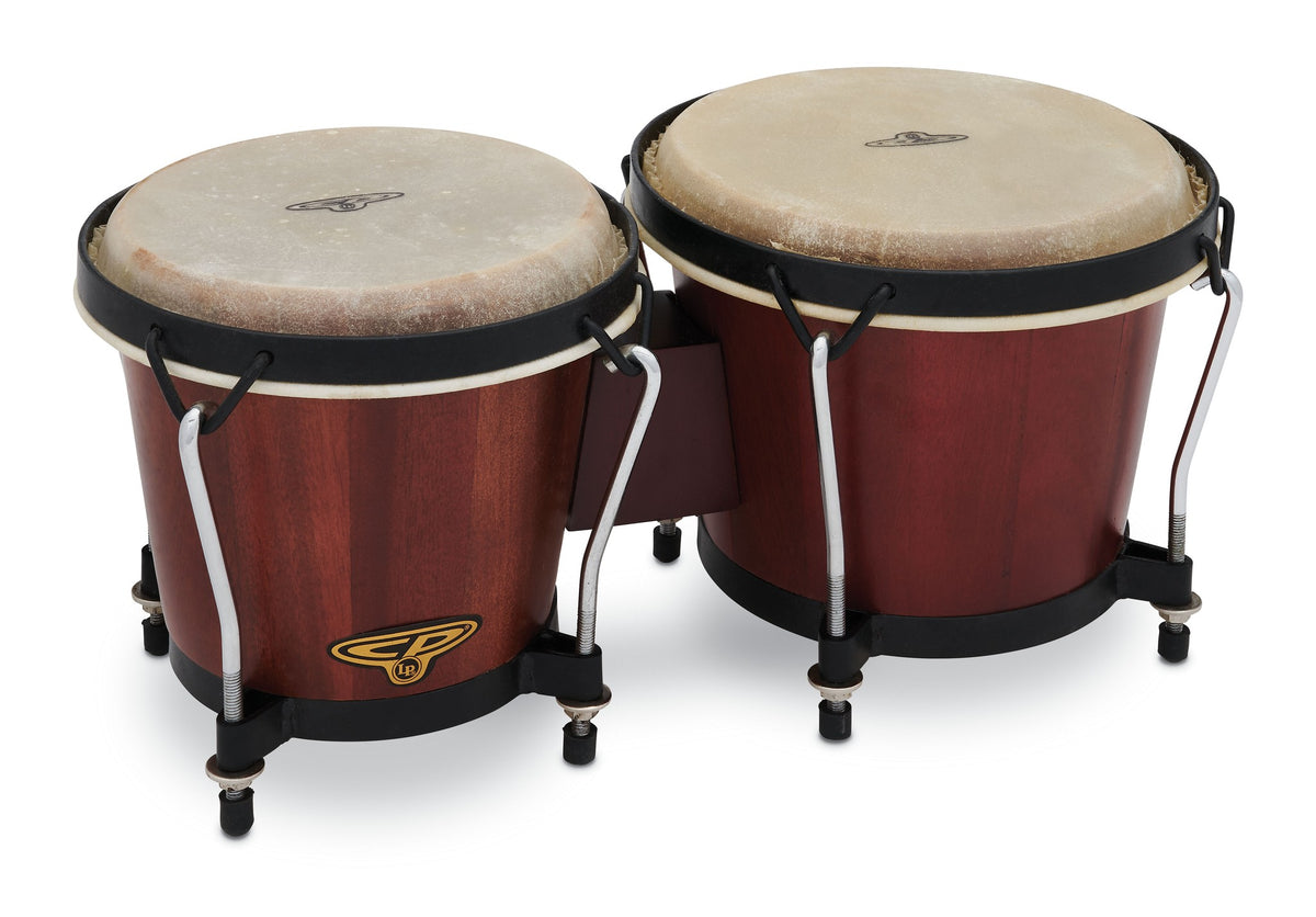 Product Cover for CP 6-inch and 7-inch Traditional Bongo Set - Dark Wood with Black Hardware