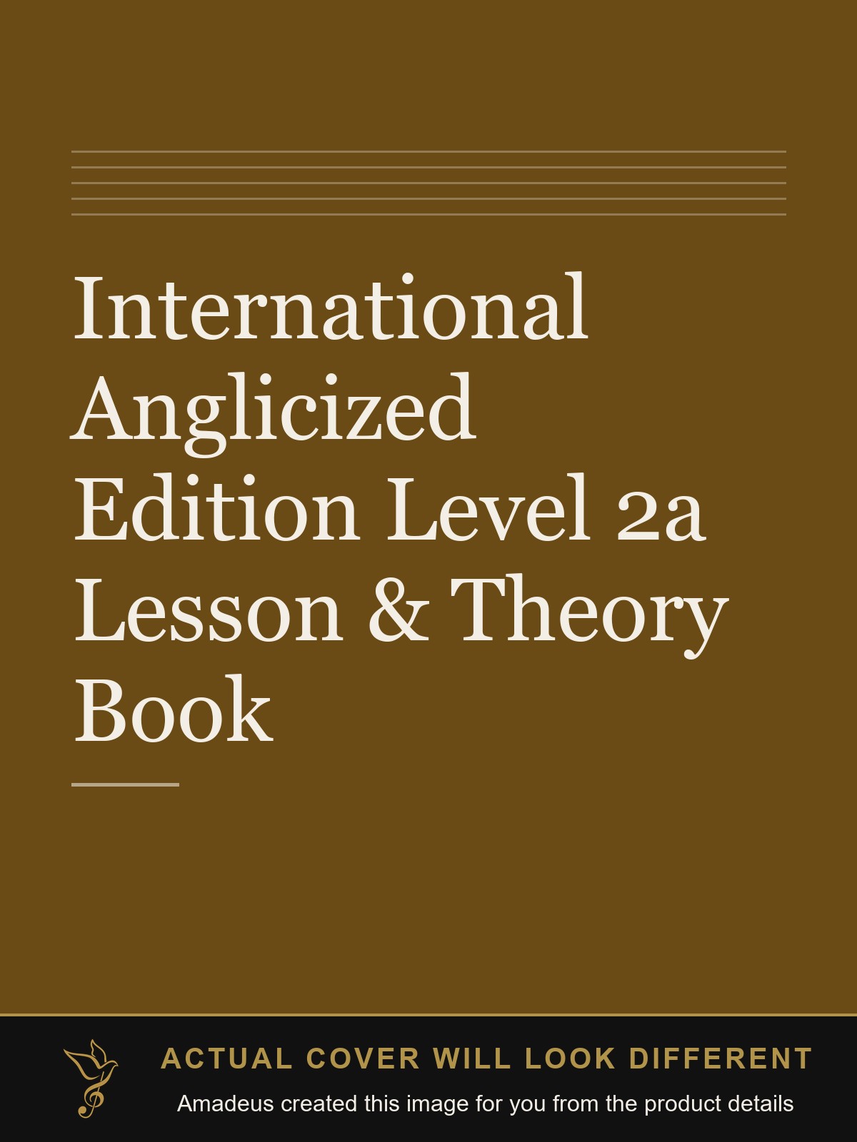 International Anglicized Edition Level 2a Lesson & Theory Book - Amadeus created this image from the product details; the actual cover will look different