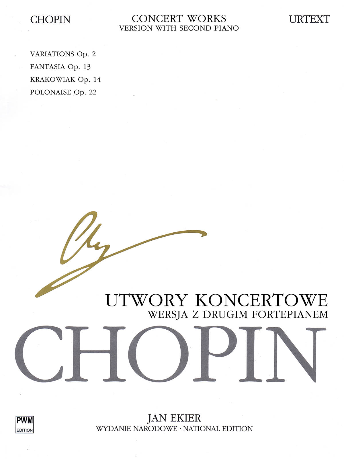 Product Cover for Concert Works for Piano and Orchestra – Version with Second Piano