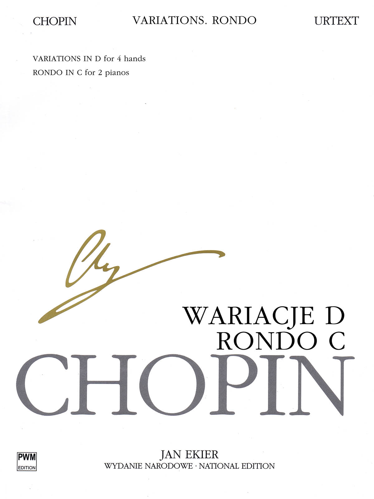 Product Cover for Rondo in C Major, Variations in D Major