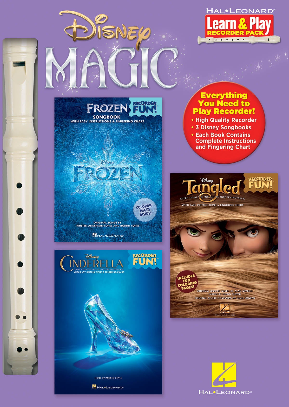 Product Cover for Disney Magic – Learn & Play Recorder Pack