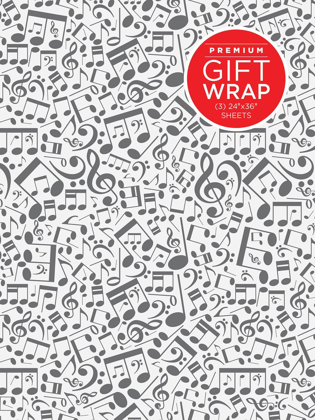 Product Cover for Hal Leonard Wrapping Paper – Music Notes Theme