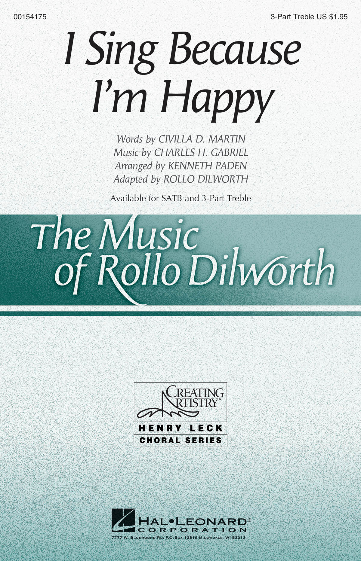 Product Cover for I Sing Because I'm Happy