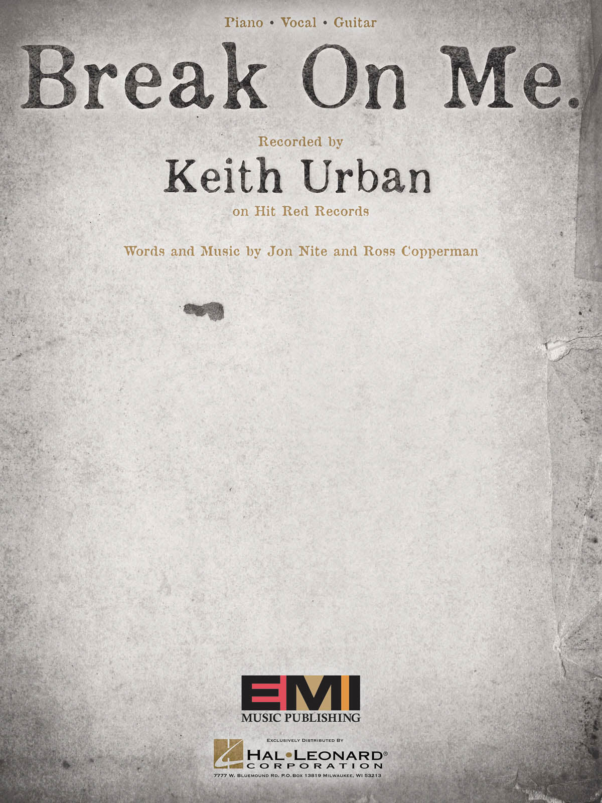 Product Cover for Break on Me.