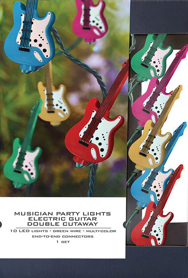 Product Cover for Musician Party Lights – Electric Guitar Double-Cutaway Edition