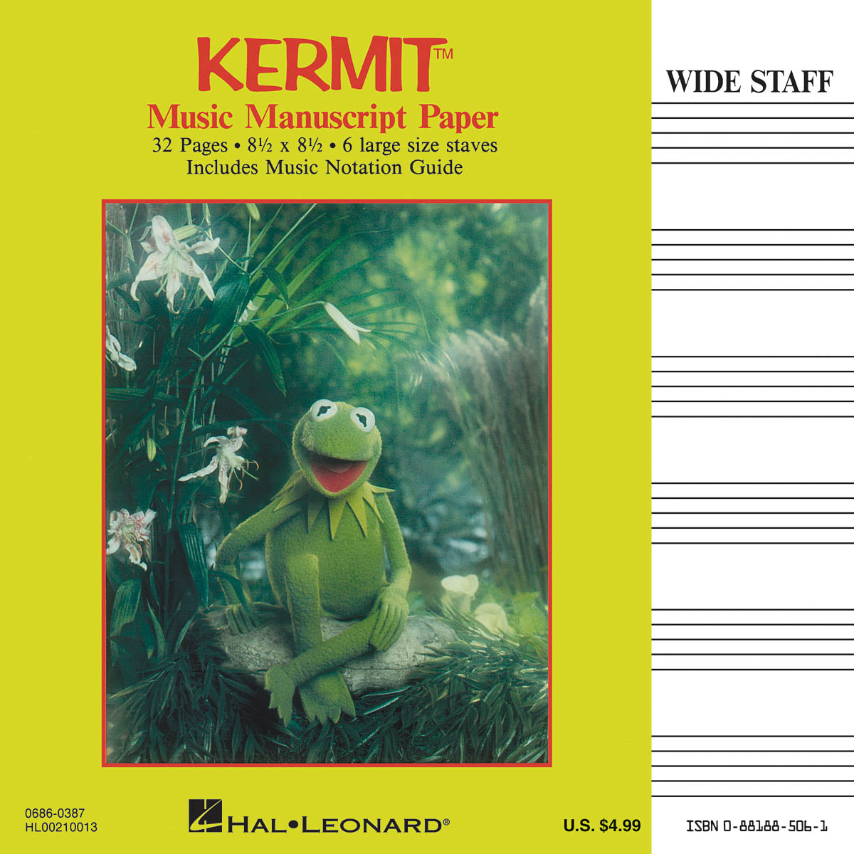 Product Cover for Kermit Manuscript Paper