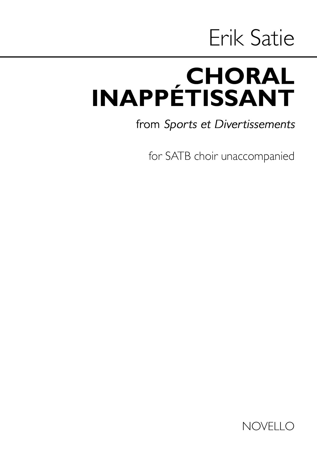 Product Cover for Choral Inappetissant