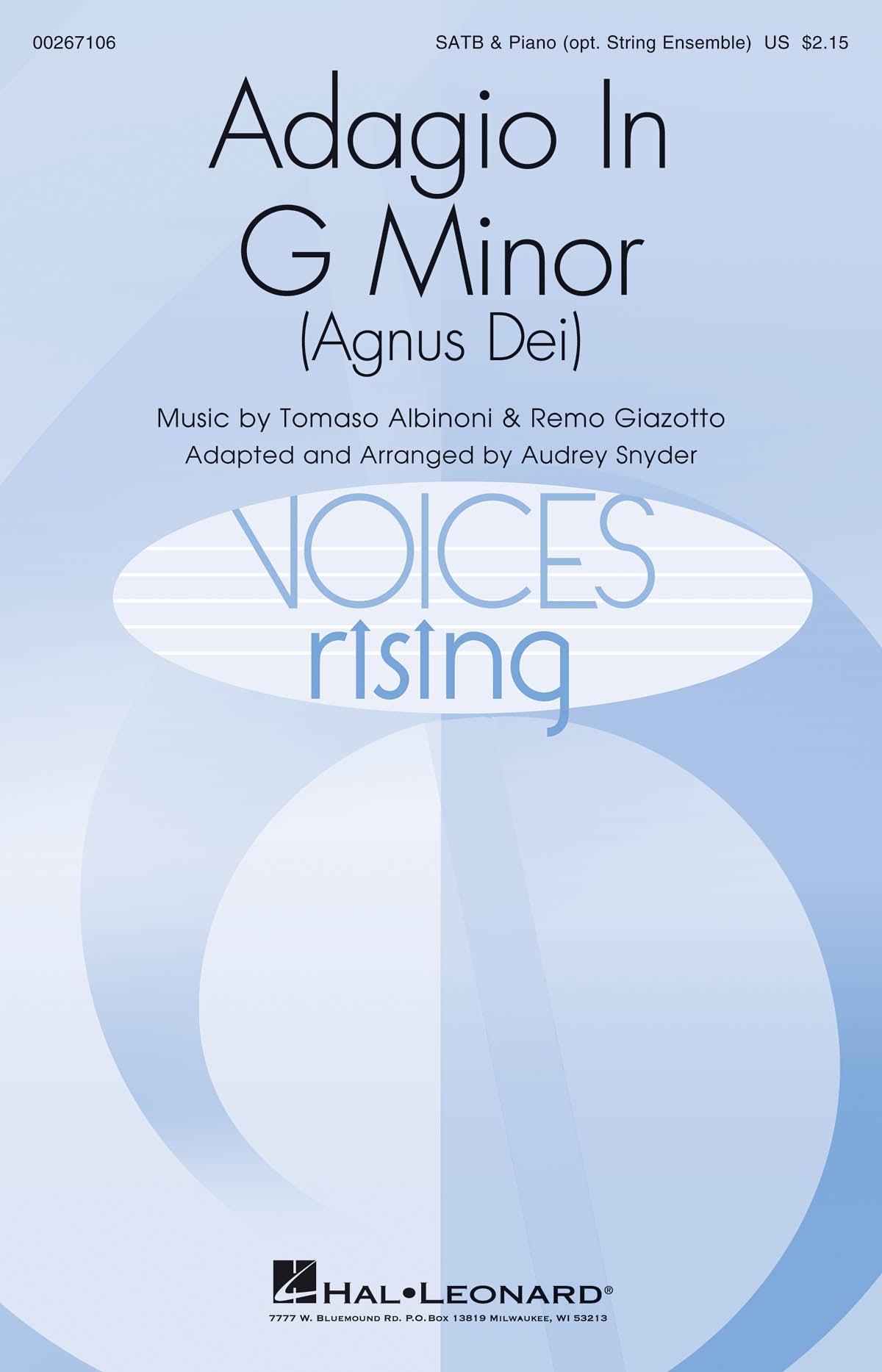 Product Cover for Adagio in G Minor (Agnus Dei)