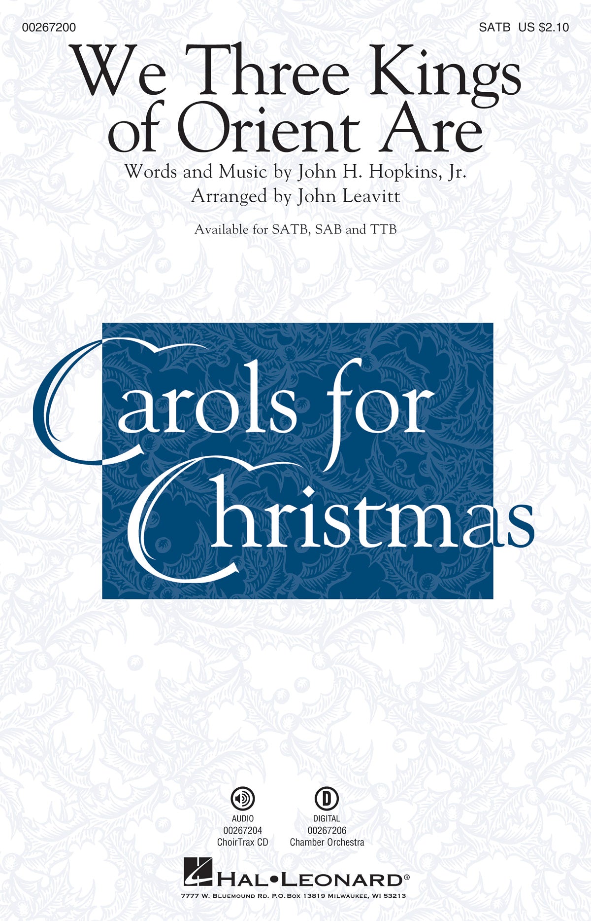 Product Cover for We Three Kings of Orient Are