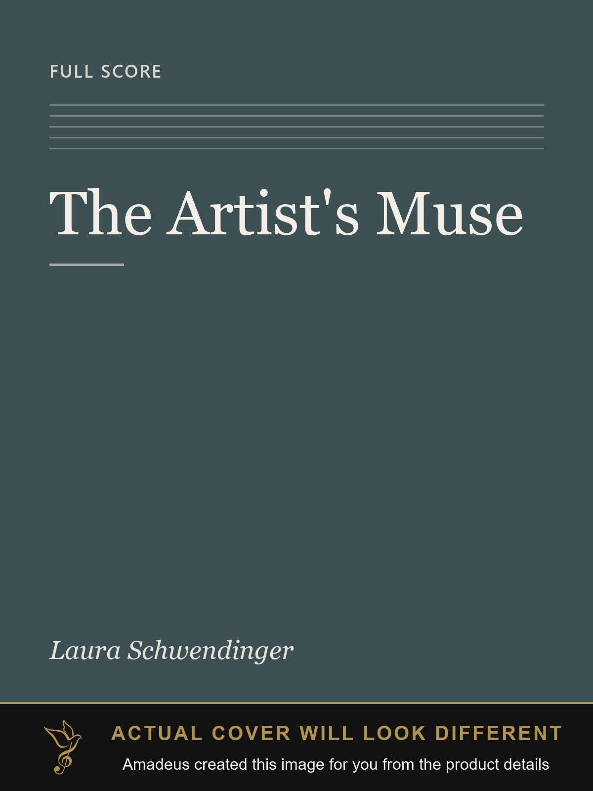 The Artist's Muse - Amadeus created this image from the product details; the actual cover will look different