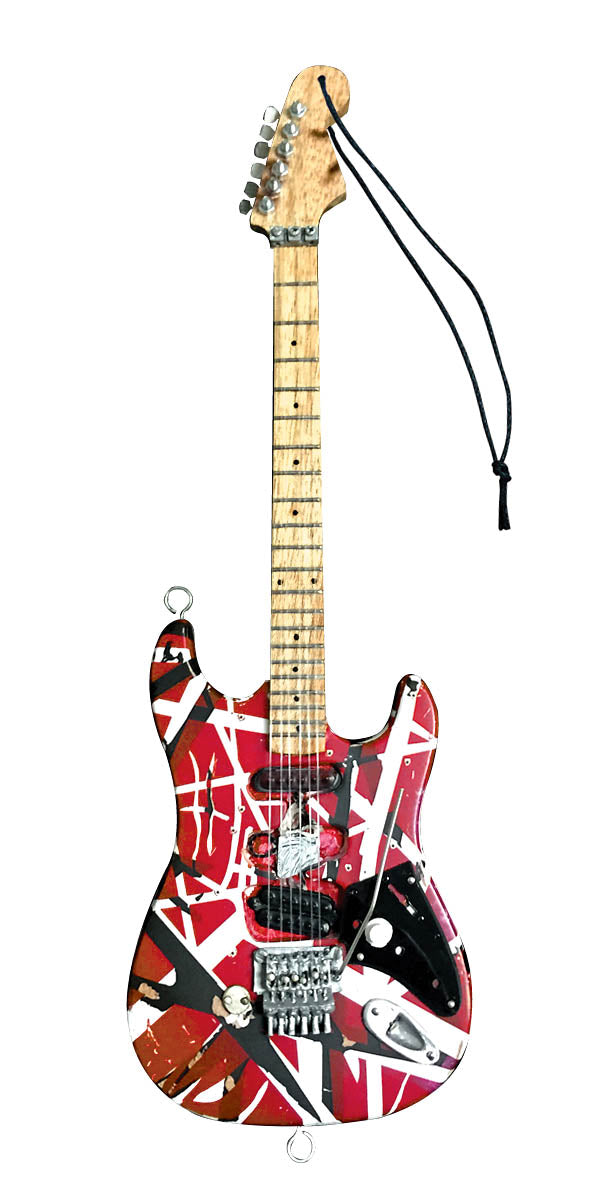 Product Cover for Eddie Van Halen – “Frankenstein” (Red/Black) 6″ Holiday Ornament
