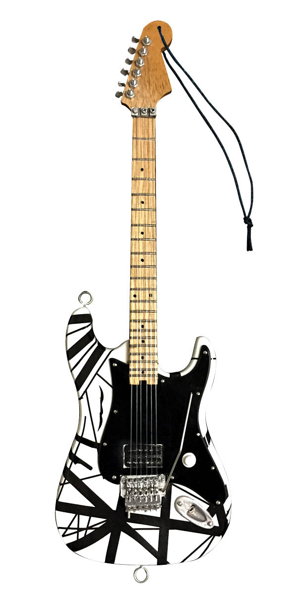 Product Cover for Eddie Van Halen – “Franky” (White/Black) 6″ Holiday Ornament