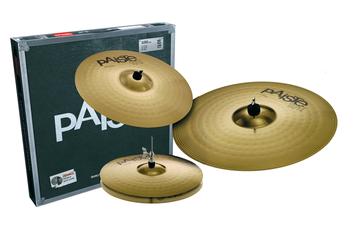 Product Cover for Paiste 101 Brass Cymbal Set For Inclusion With Gretsch Energy Drum Sets14/16/20 In Cym