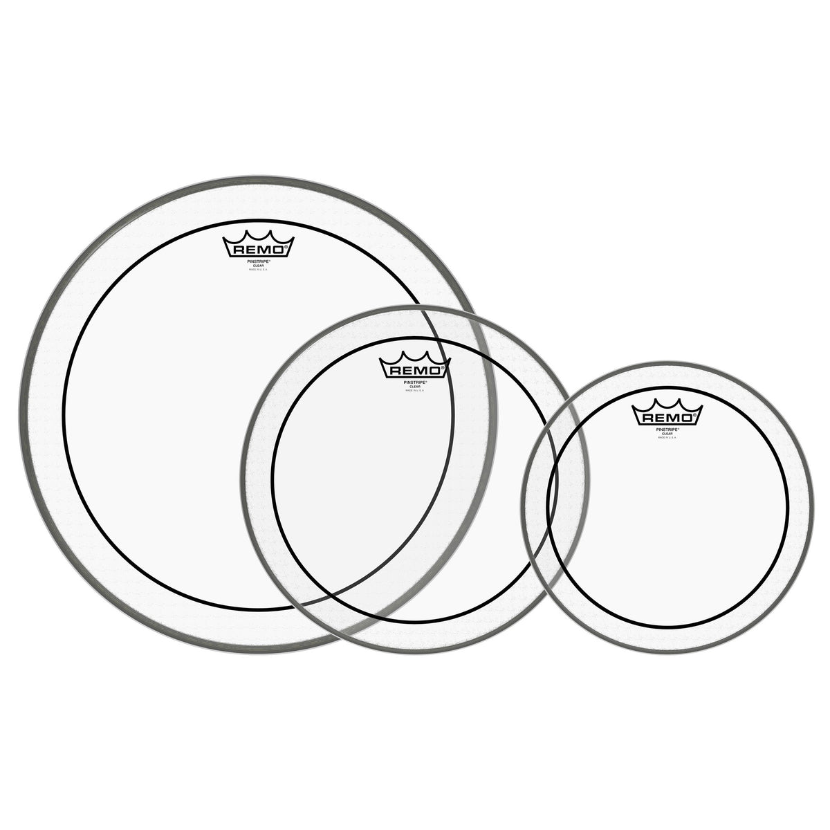 Product Cover for Tom Pack (10",12",16" Clear Pin Stripe)